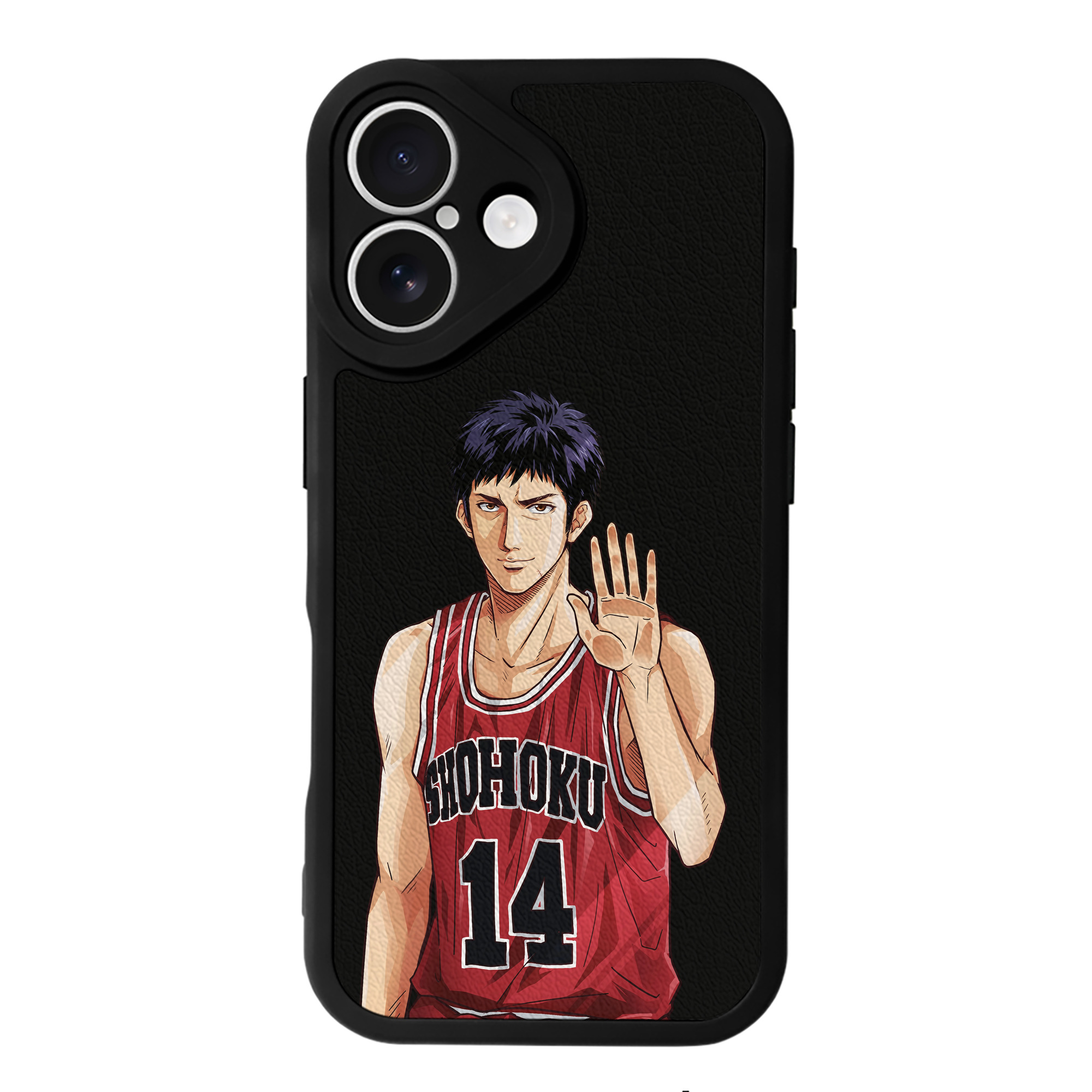 （画像用） SLAM DUNK／スラムダンク 【iPhone 16シリーズ対応】シリコンスマホケース（レザー調） 材質：シリコン